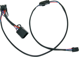 Namz Tour Pack Power Tap Harness 850-08808 for electrical wiring, showing the black harness with connectors and wiring.