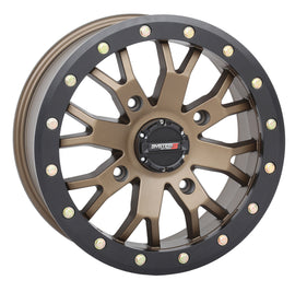 Can-Am Maverick System 3 SB4 BL Wheel 14x7 matte bronze and black with 4+3 offset, 4/137 bolt pattern
