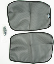 Load image into Gallery viewer, Polisport Plastics radiator louver mesh for motorcycle body, 64-56507M, showing black plastic grille with mesh design.