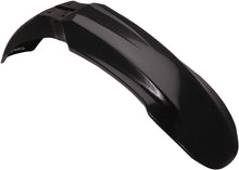 Load image into Gallery viewer, Black Acerbis front fender for motorcycles, showing smooth plastic surface and mounting points.
