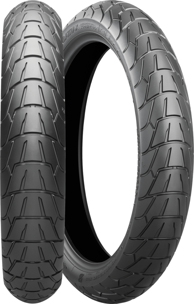 Bridgestone Battlax Advcross AX41S motorcycle front tire 100/90-19 bias tubeless for off-road riding