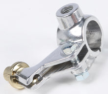 Load image into Gallery viewer, Fire Power clutch perch with mirror mount in silver, featuring adjustable design and durable construction for motorcycle control.