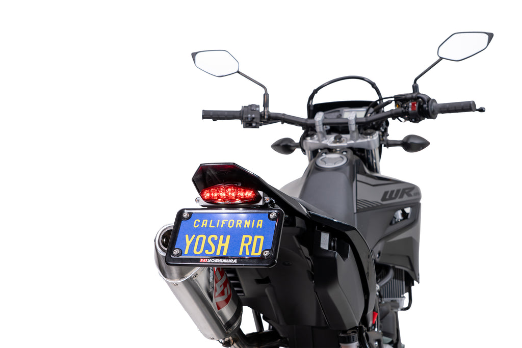 Yoshimura Fender Eliminator V2 Kit for Yamaha YZF 961-9460, motorcycle body kit with sleek, black finish and mounting components.