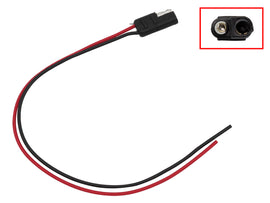 SP1 2-prong 12V accessory connector for electrical wiring, shown in the image with detailed prong and connector features.