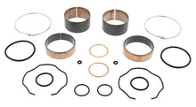 Load image into Gallery viewer, All Balls suspension fork bushing kit 23-86112 with multiple black rubber bushings and metal components for motorcycle fork maintenance.
