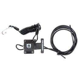 Pro Armor Tether Switch Bar Mount in black, designed for secure switch attachment on off-road vehicles.
