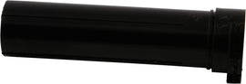 HardDrive Black Dual Cable Throttle Sleeve Grip for motorcycles, showing textured rubber surface and cable attachments.
