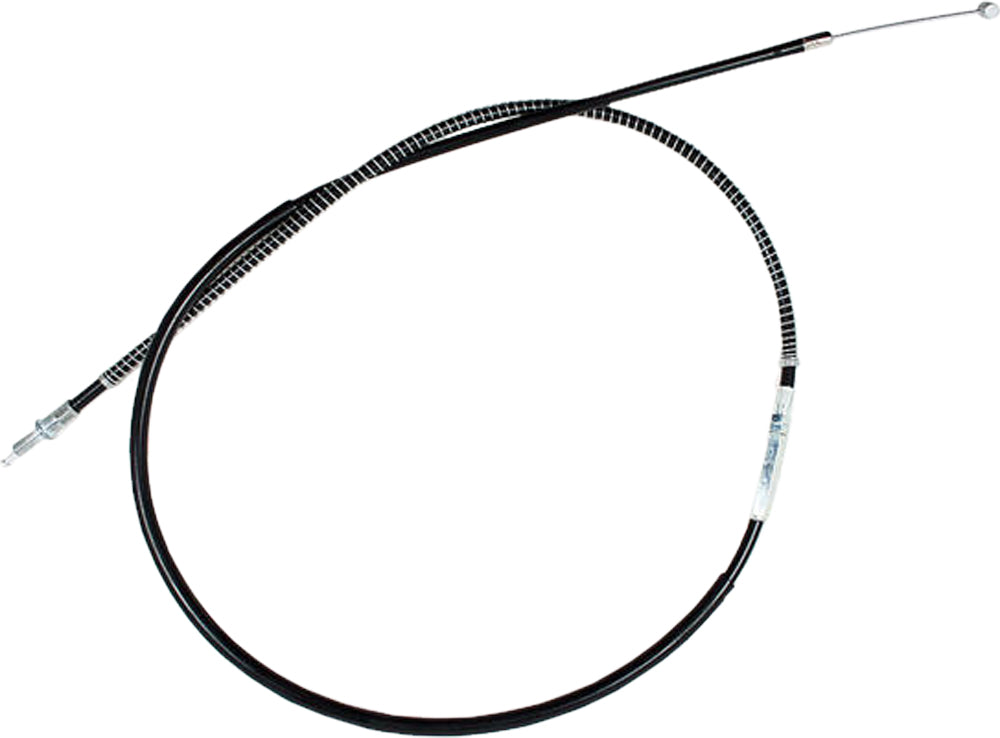 Motion Pro black vinyl clutch cable 70-3033 with durable outer sheath, designed for motorcycle hydraulic control systems.