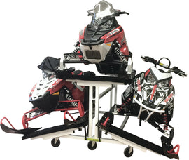 AQUACART Sno Tree White tools with white handle and metal blade, designed for winter snow removal tasks.