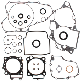 Vertex Complete Gasket Set with Oil Seals, featuring various gaskets and seals for engine repair and maintenance.