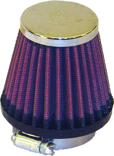 K&N air filter Model 791070 showing a close-up of the reusable cotton gauze filter element and black plastic frame.