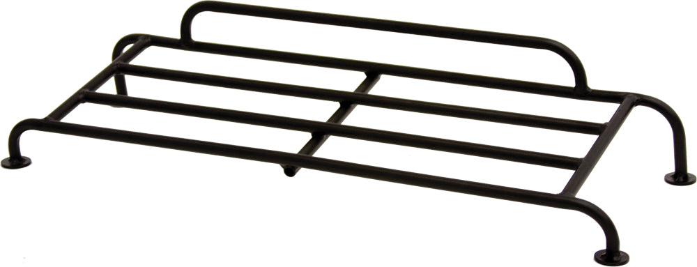 Kolpin utility rack for ATV storage box, durable metal rack with mounting brackets, designed for versatile outdoor use.