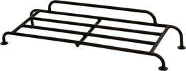 Kolpin utility rack for ATV storage box, durable metal rack with mounting brackets, designed for versatile outdoor use.