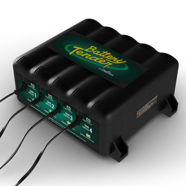 Battery Tender Multiple Bank Plus 4 Station tool for charging and maintaining multiple batteries, featuring a compact, durable design.