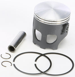Vertex piston kit for Yamaha 175-225 motorcycle, cast aluminum with +1.00 oversized piston and components for engine rebuild.