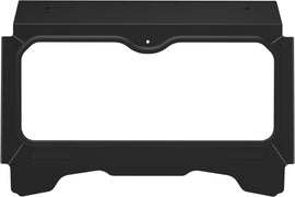 Kolpin glass windshield for off-road vehicle, clear windscreen with mounting brackets and sturdy frame, designed for durability and protection