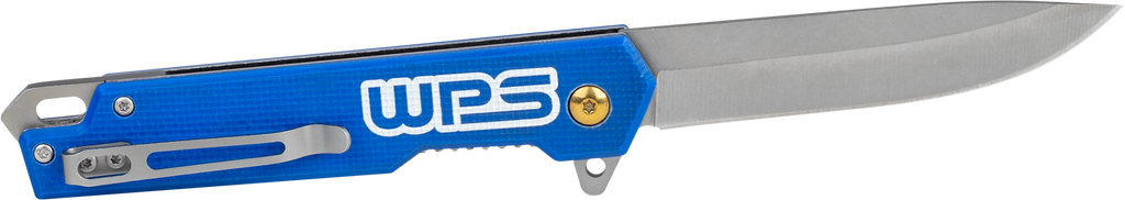 Michelin Wps/Michelin Knife 2022 Blue, showing the sleek blue handle and stainless steel blade for kitchen use.