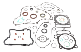 Vertex Complete Gasket Set with Oil Seals, includes gaskets and seals for engine repair, shown in the product image.