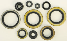 Vertex Oil Seal Set 182-2295 with multiple black rubber gaskets and seals for engine applications, displayed on a white background.