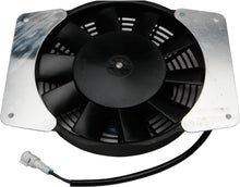 Load image into Gallery viewer, All Balls engine cooling fan model 22-01028, black plastic with metal mounting components, designed for motorcycle or vehicle engine cooling.