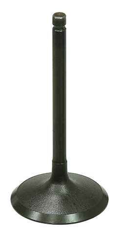 Bronco engine intake valve 183-09219 with metallic finish, showing the valve's detailed shape and structure.