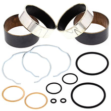 Load image into Gallery viewer, All Balls suspension fork bushing kit 23-86057, showing close-up of bushings installed in a suspension fork component.