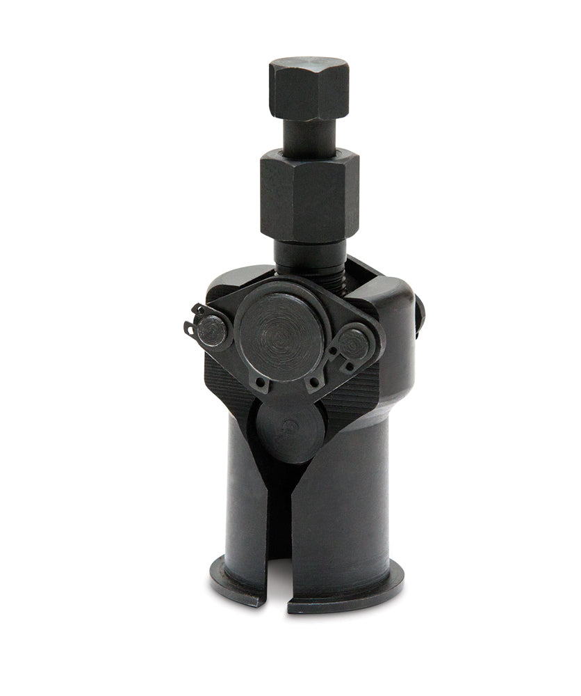 Motion Pro Countershaft Seal Puller tool for removing seals from motorcycle or engine shafts, shown in use.