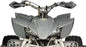 Polisport Plastics black plastic body kit for motorcycles, featuring smooth panels and a sleek design.
