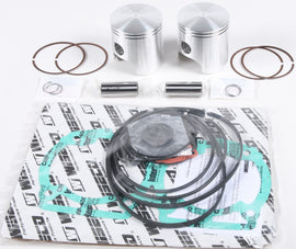 Wiseco standard bore piston kit with multiple pistons and components for motorcycle or ATV engine rebuilds.