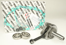 Wiseco engine bottom end kit with hon WPC131, featuring engine components arranged on a plain background for automotive repair.