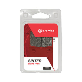 Brembo Prime Sa brake pads in sintered metal with packaging, designed for high-performance braking systems.