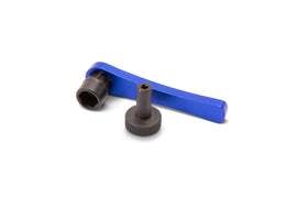 Motion Pro Tappet Adjuster Tool with 3mm square and 10mm wrench for motorcycle valve adjustment, shown in a close-up view