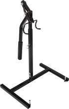 Charger l'image dans la galerie, SP1 Snowmobile Lift 19-0205 tool with metal frame and handle for raising snowmobiles during maintenance or repairs.