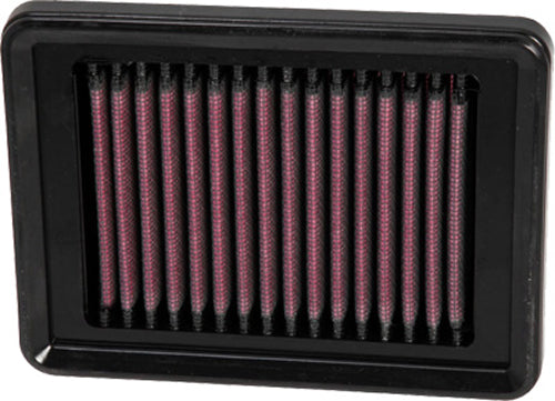 K&N Air Filter 775008, a high-performance vehicle air filter with a conical shape and washable cotton gauze material.