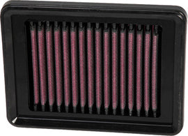 K&N Air Filter 775008, a high-performance vehicle air filter with a conical shape and washable cotton gauze material.