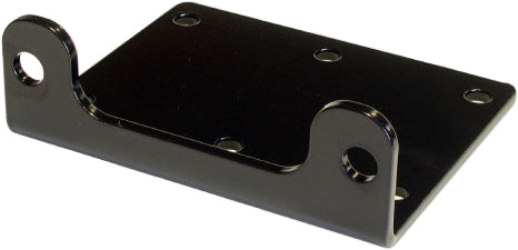 KFI Products Fairlead Mount Bracket Standard 10-0495 mounted on a vehicle, showcasing sturdy metal construction for winch setup.