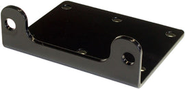 KFI Products Fairlead Mount Bracket Standard 10-0495 mounted on a vehicle, showcasing sturdy metal construction for winch setup.