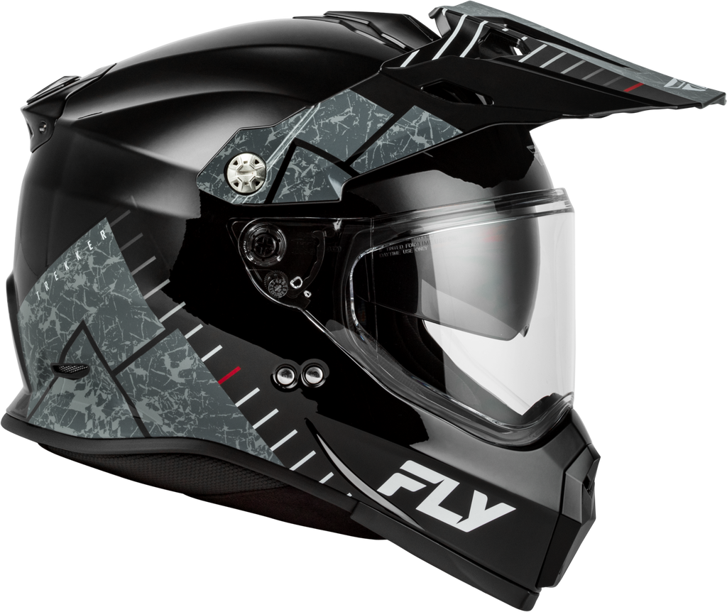Fly Trekker Granite Helmet Black/Grey Lg