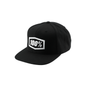 Icon Snapback Cap Black