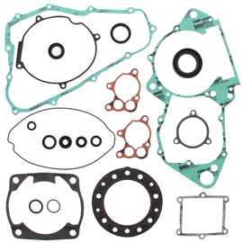 Vertex Complete Gasket Set with Oil Seals, automotive gaskets and seals kit, showing the included gaskets and seals for engine repair.