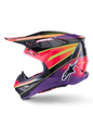 Supertech S M10 Era Helmet Pnk/Violet/Ylw Fluo Glossy Sm