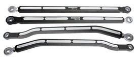 Black ModQuad high clearance radius rods for suspension, designed for off-road vehicles, shown in the image.