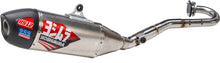 Load image into Gallery viewer, Yoshimura RS12 Signature Series exhaust system with stainless steel, aluminum, and carbon fiber components for motorcycle exhaust upgrade.