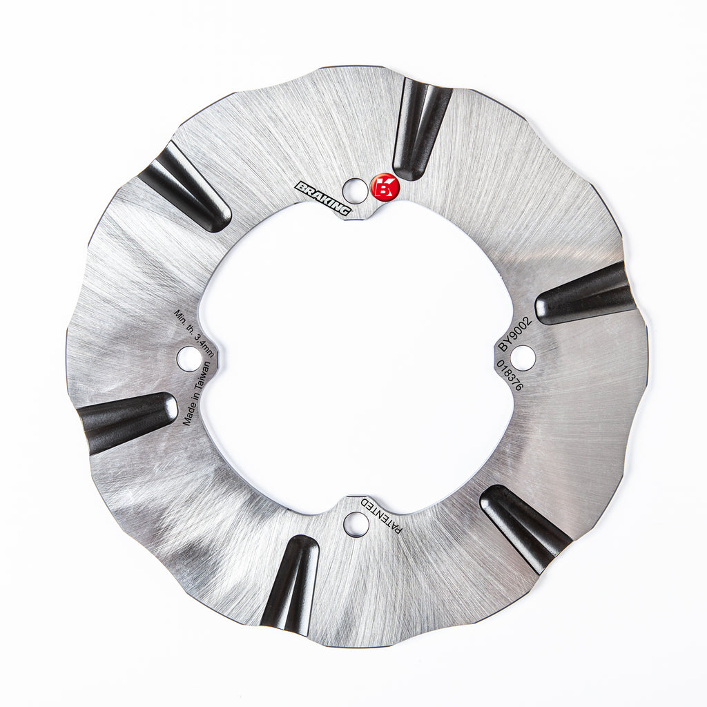 Braking Batfly Oversized Rotor A/C 31-9002 for vehicle brakes, showing a large, metallic brake rotor with detailed surface grooves.