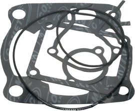 Cometic top end gasket kit for Yamaha engines, featuring gaskets and seals for engine top end repair, image showing various gasket components.