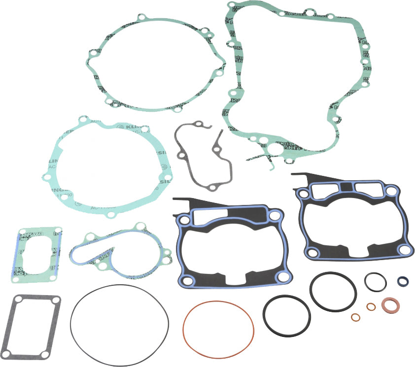Athena Complete Gasket Kit for Yamaha 68-0636, featuring various gaskets and seals laid out on a flat surface.