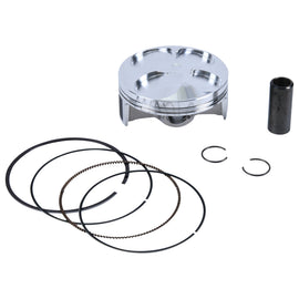 Vertex forged piston kit for Yamaha 175-24381B, includes high-performance piston components with 76.96mm bore and 14.7:1 compression ratio.