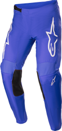 Alpine Star Fluid Narin Pants in blue ray and white, size 34, displayed on a mannequin with a casual fit and sporty style.