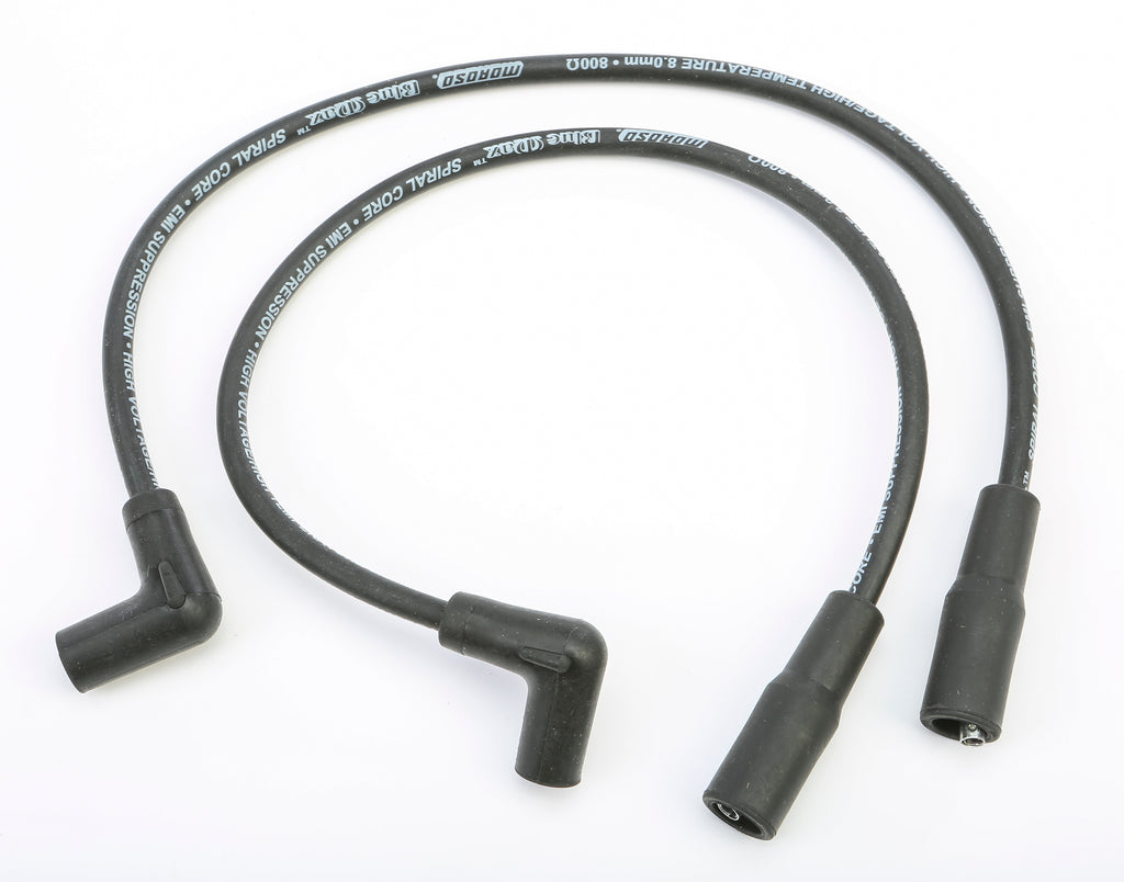 Moroso Ignition Wires Spiral Core Set for 2004-2006 XL, electrical ignition wires with black spiral design, brand Moroso