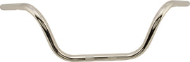 Chrome HardDrive 1-inch H-Bar Ape Hanger handlebar with 8-inch rise, designed for motorcycle handlebars.